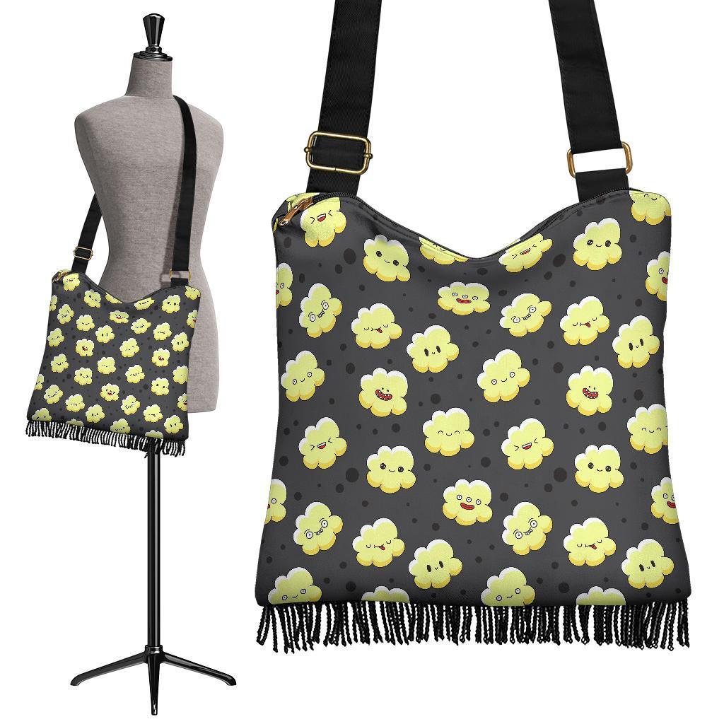 Popcorn Cartoon Pattern Print Crossbody bags-grizzshop