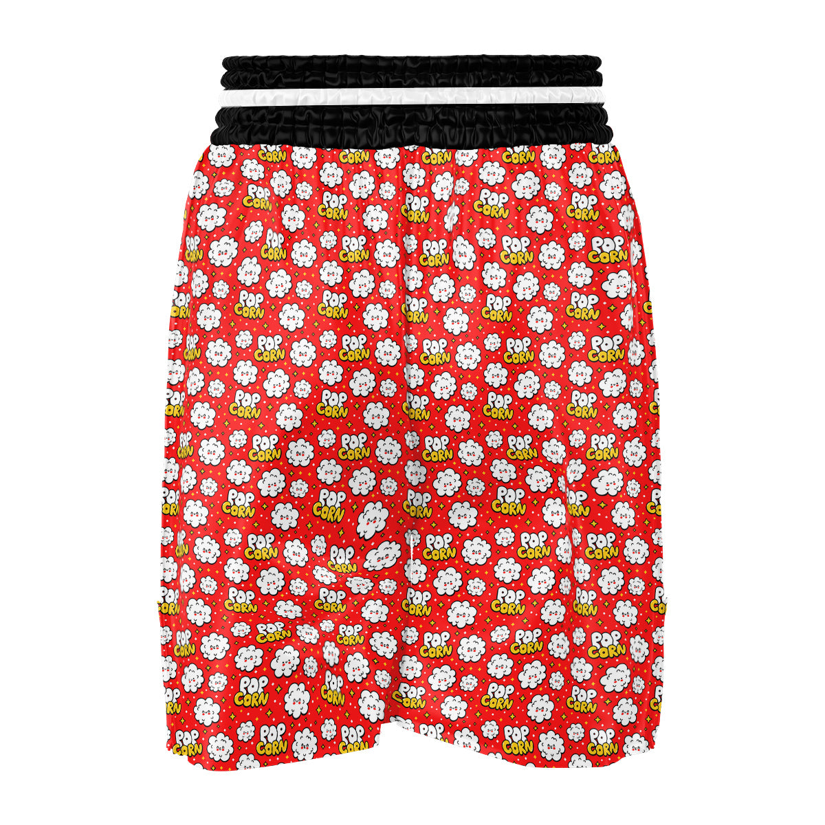 Popcorn Cute Print Pattern Boxing Shorts-grizzshop