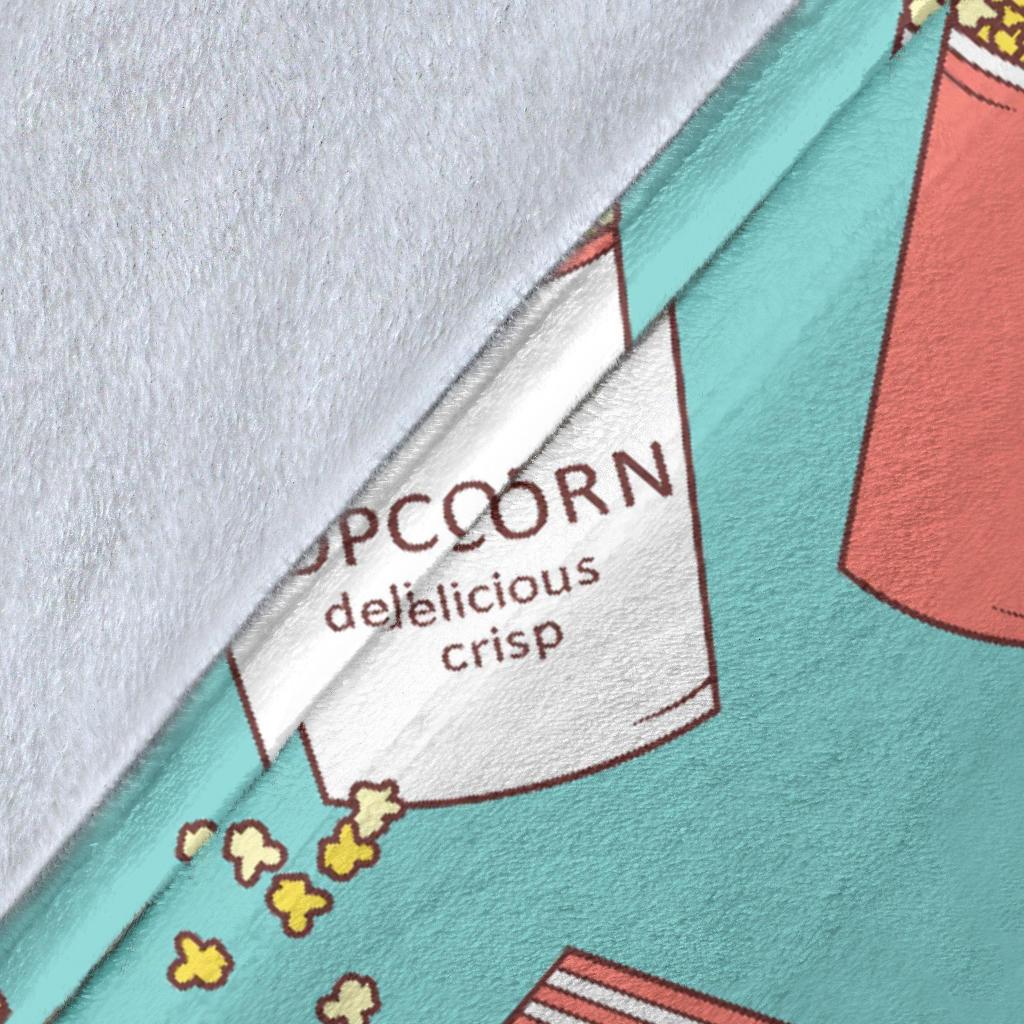 Popcorn Pastel Pattern Print Blanket-grizzshop