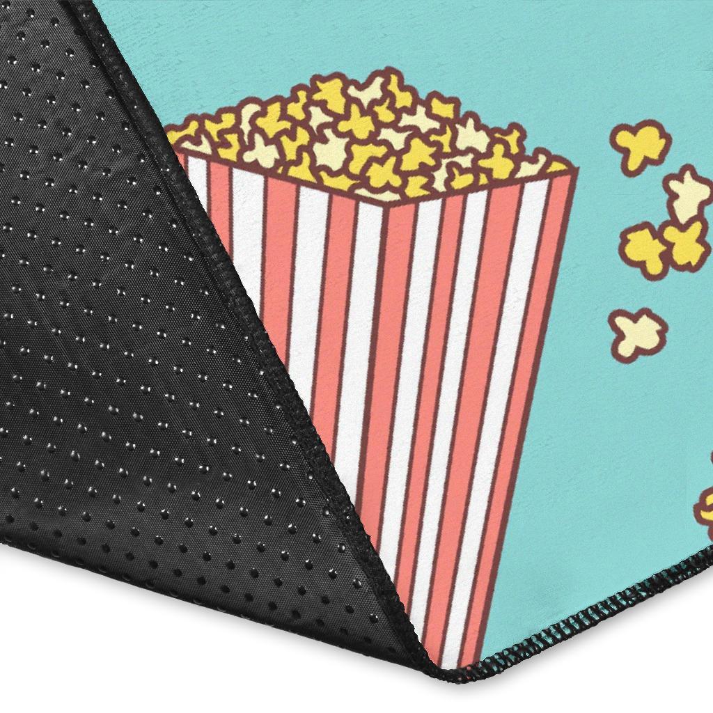 Popcorn Pastel Pattern Print Floor Mat-grizzshop