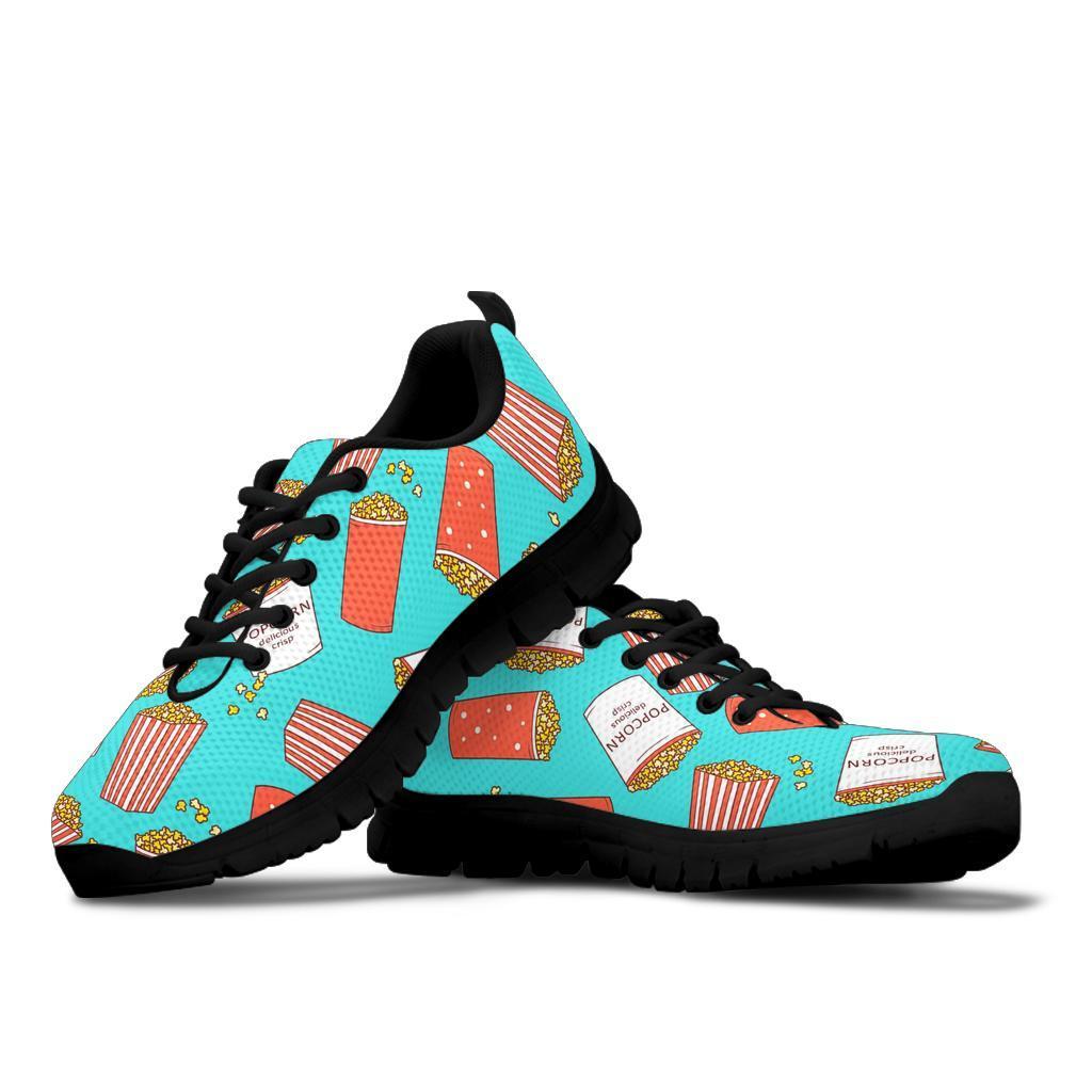Popcorn Pastel Pattern Print Sneaker Shoes For Men Women-grizzshop