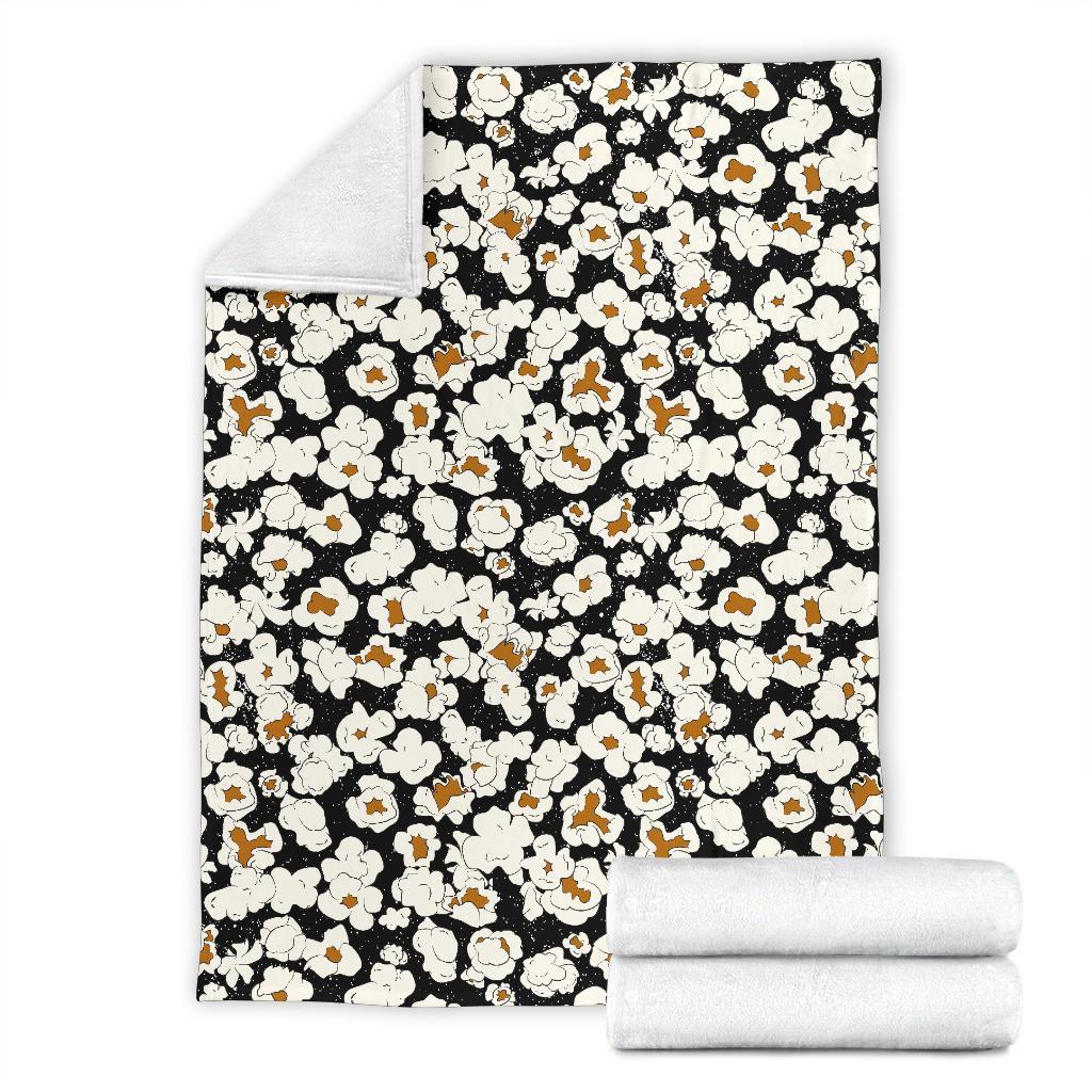 Popcorn Pattern Print Blanket-grizzshop