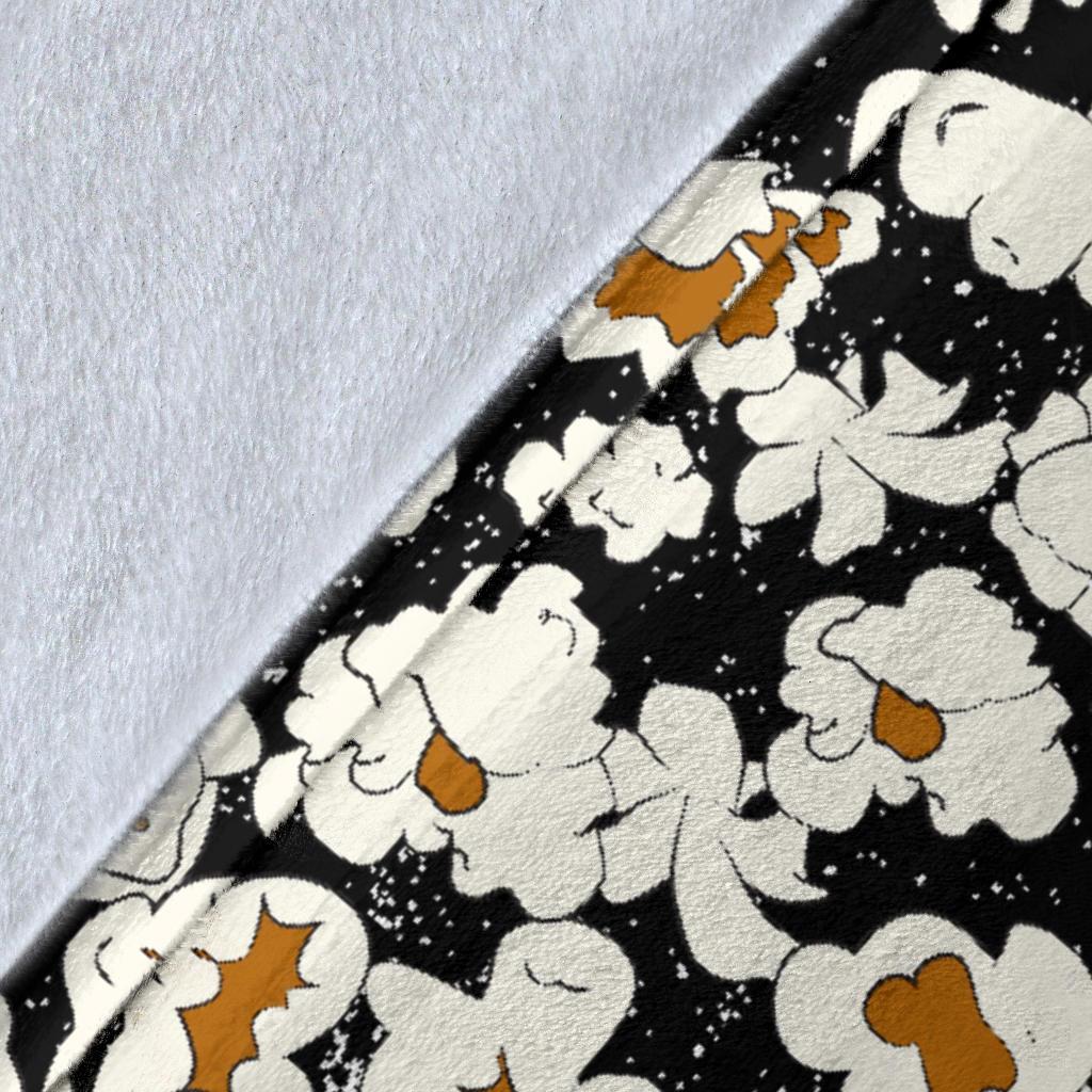 Popcorn Pattern Print Blanket-grizzshop