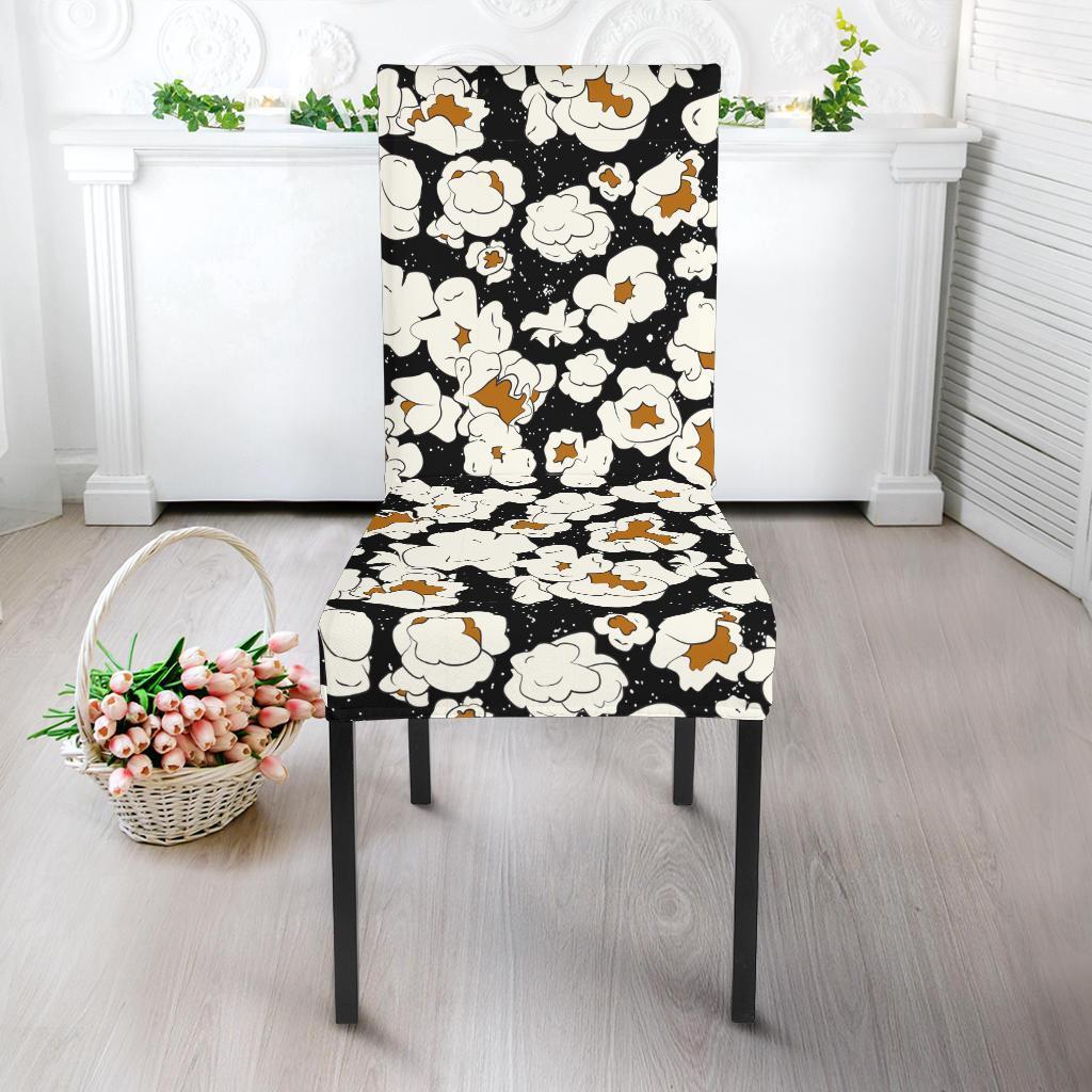 Popcorn Pattern Print Chair Cover-grizzshop