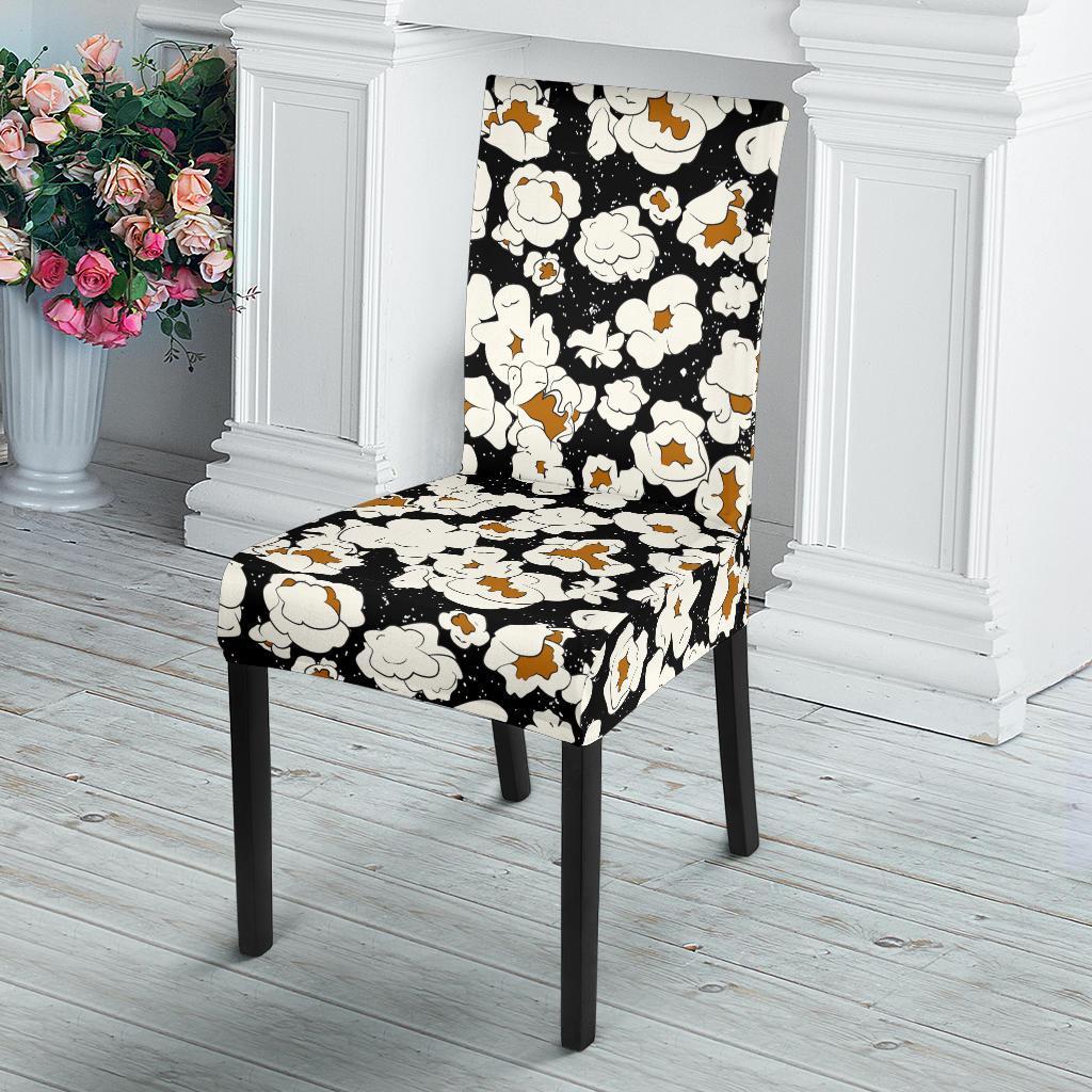 Popcorn Pattern Print Chair Cover-grizzshop