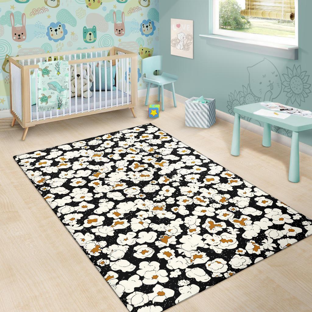 Popcorn Pattern Print Floor Mat-grizzshop