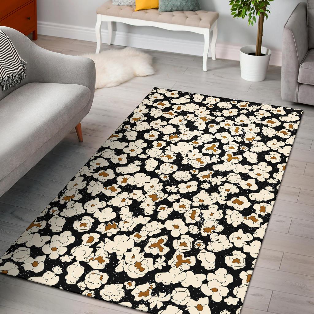 Popcorn Pattern Print Floor Mat-grizzshop