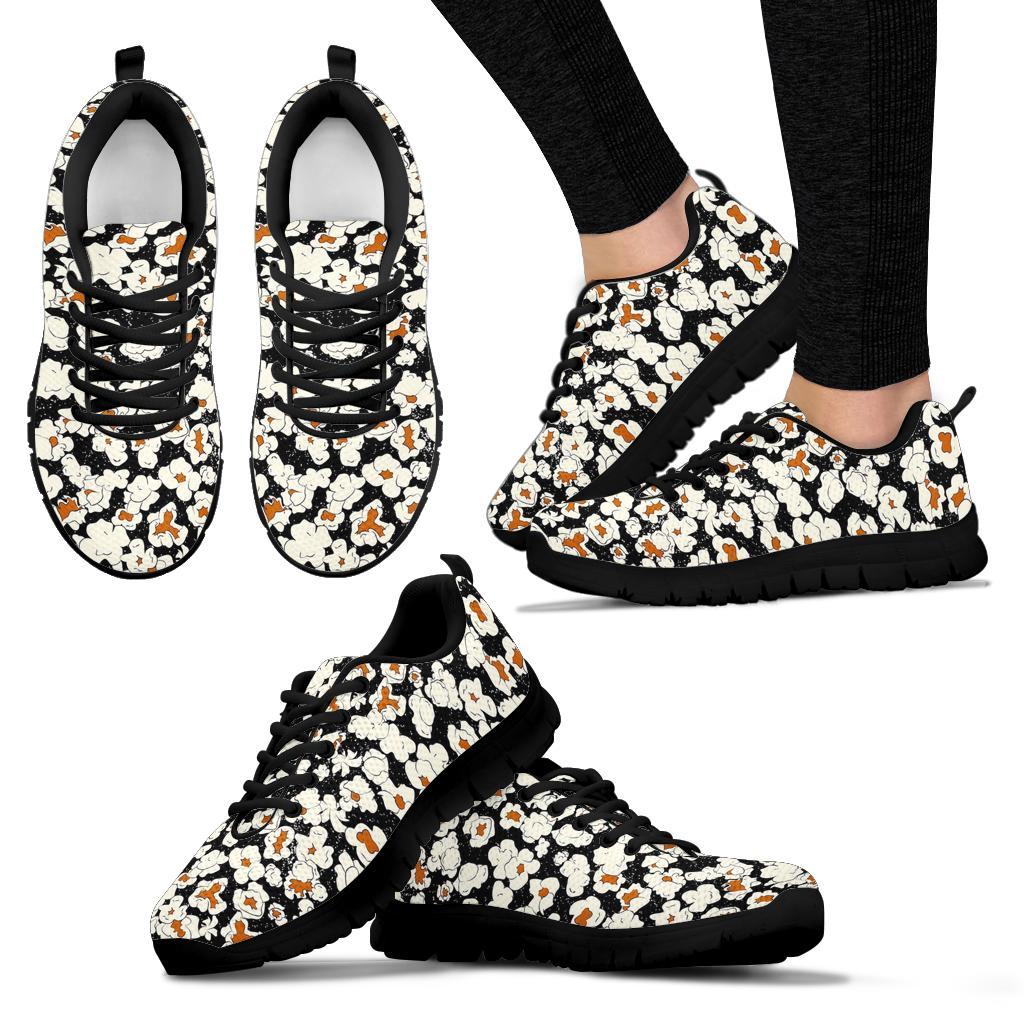 Popcorn Pattern Print Sneaker Shoes For Men Women-grizzshop
