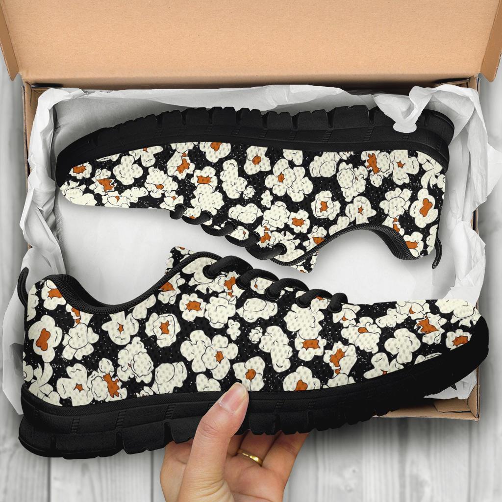Popcorn Pattern Print Sneaker Shoes For Men Women-grizzshop