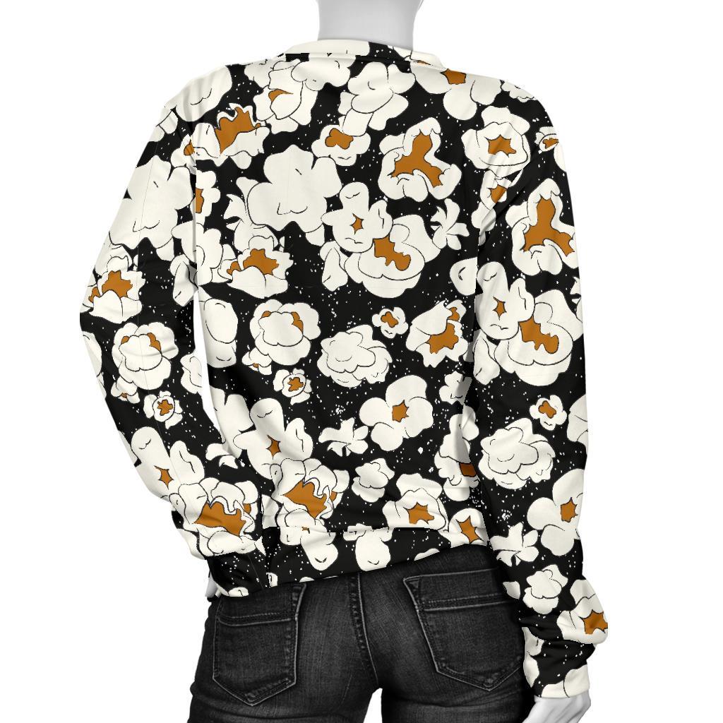 Popcorn Pattern Print Women's Sweatshirt-grizzshop