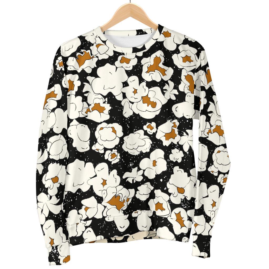 Popcorn Pattern Print Women's Sweatshirt-grizzshop