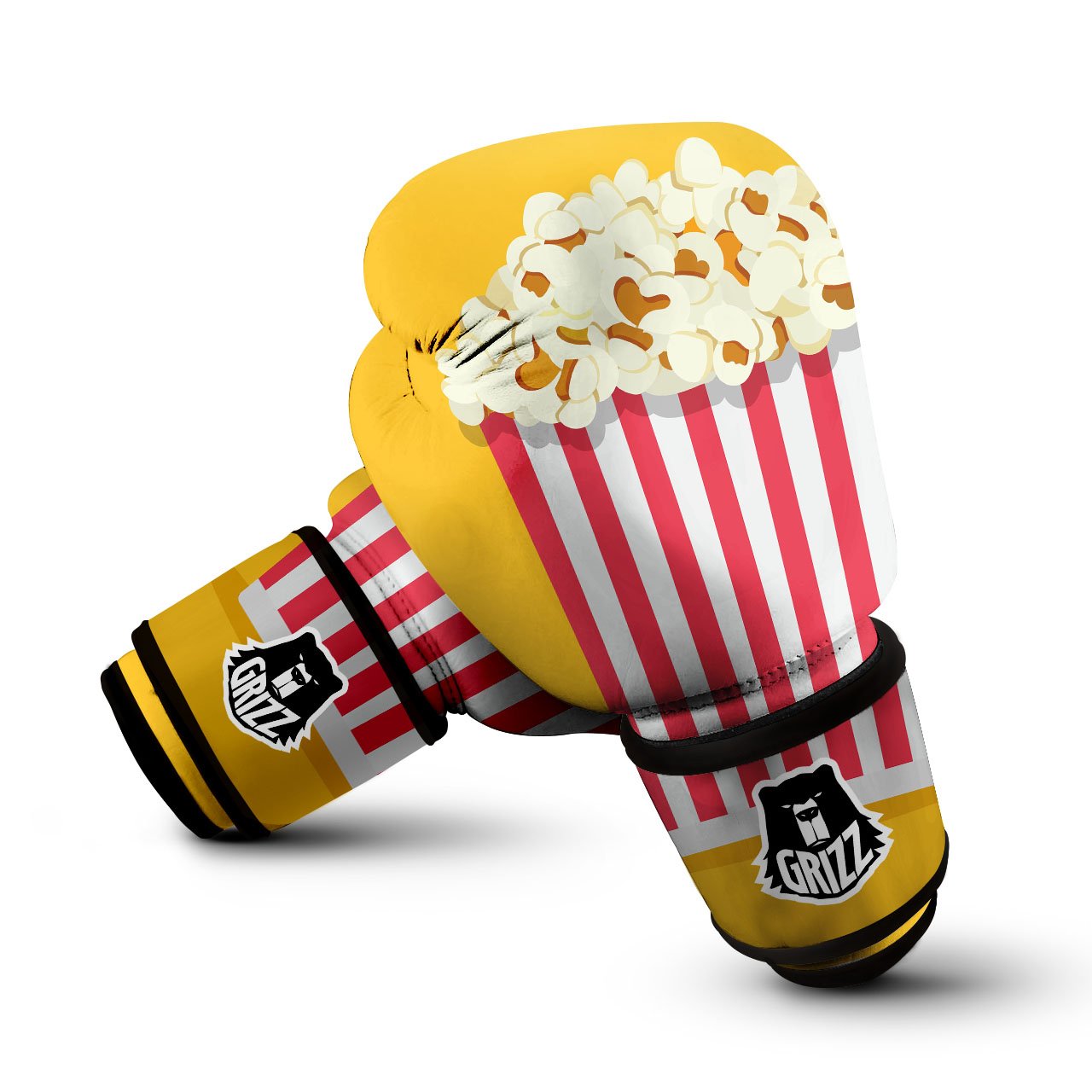 Popcorn Print Boxing Gloves-grizzshop
