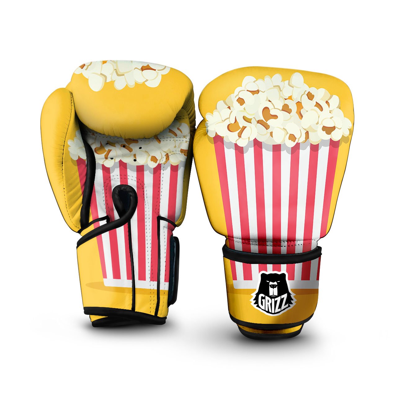 Popcorn Print Boxing Gloves-grizzshop