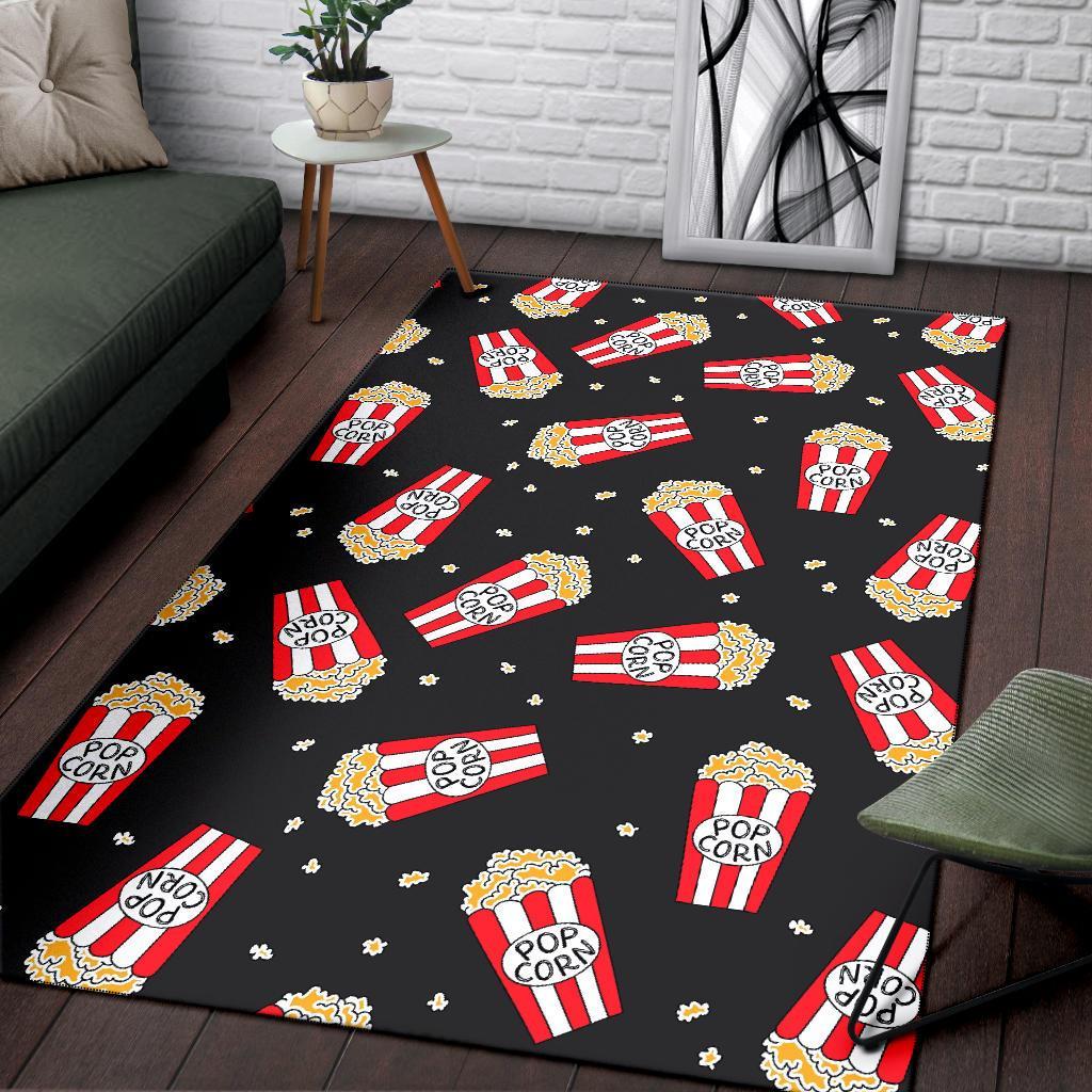 Popcorn Print Pattern Floor Mat-grizzshop