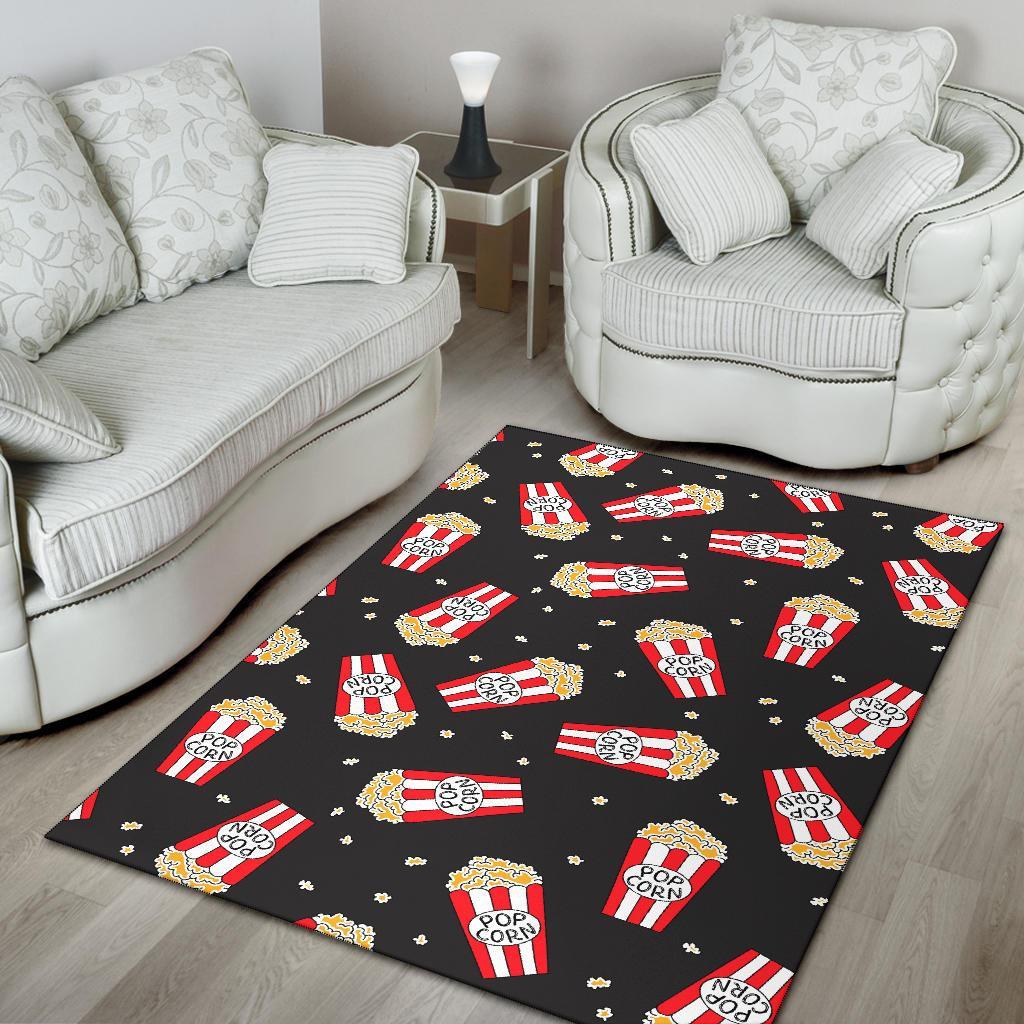 Popcorn Print Pattern Floor Mat-grizzshop