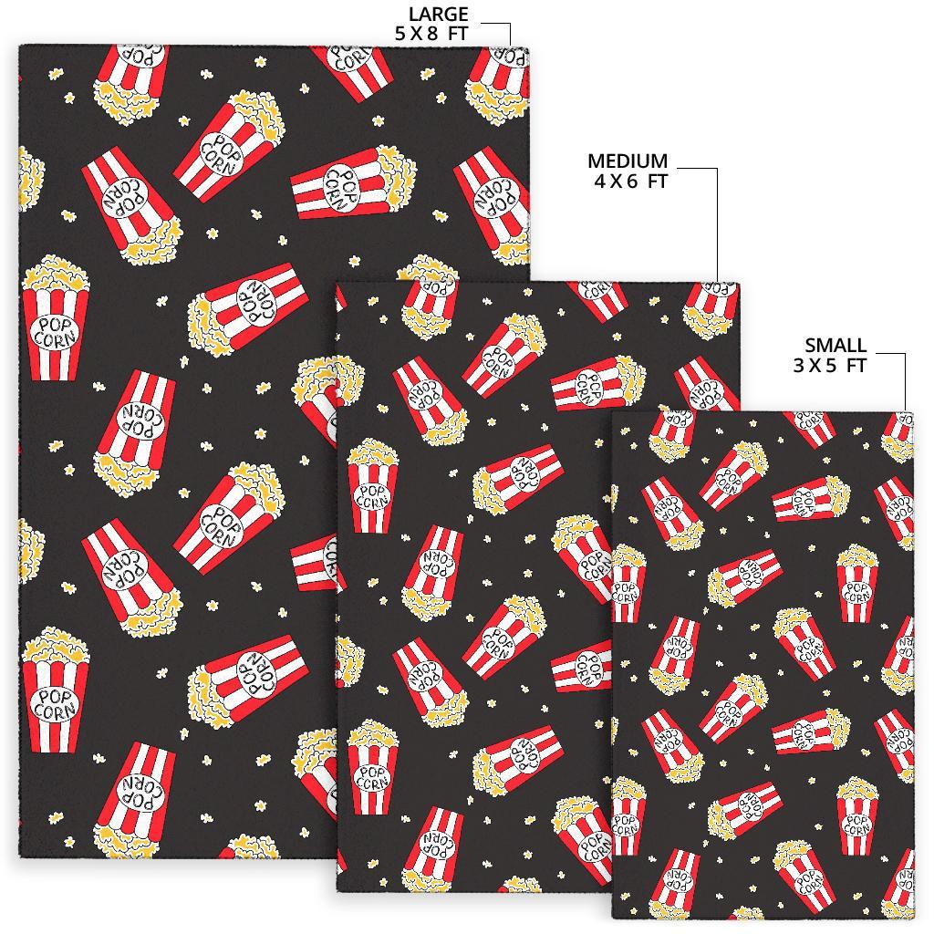 Popcorn Print Pattern Floor Mat-grizzshop