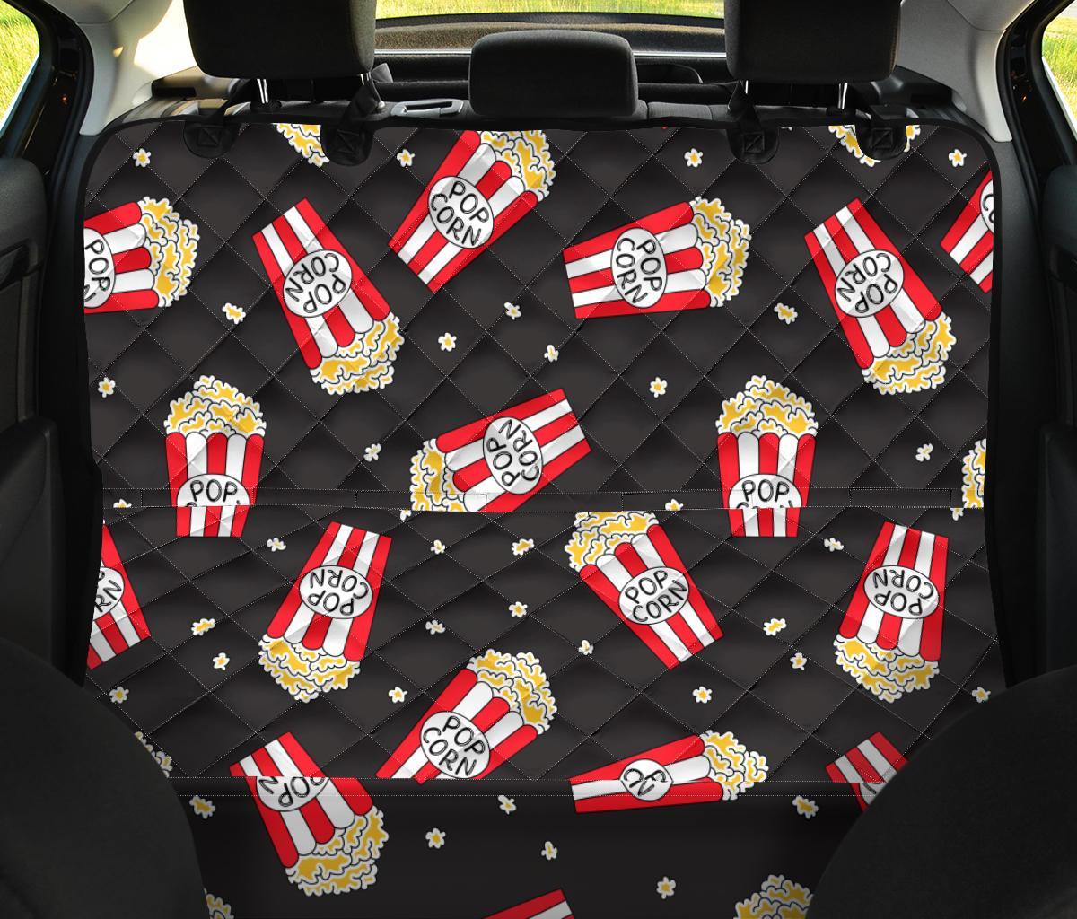 Popcorn Print Pattern Pet Car Seat Cover-grizzshop