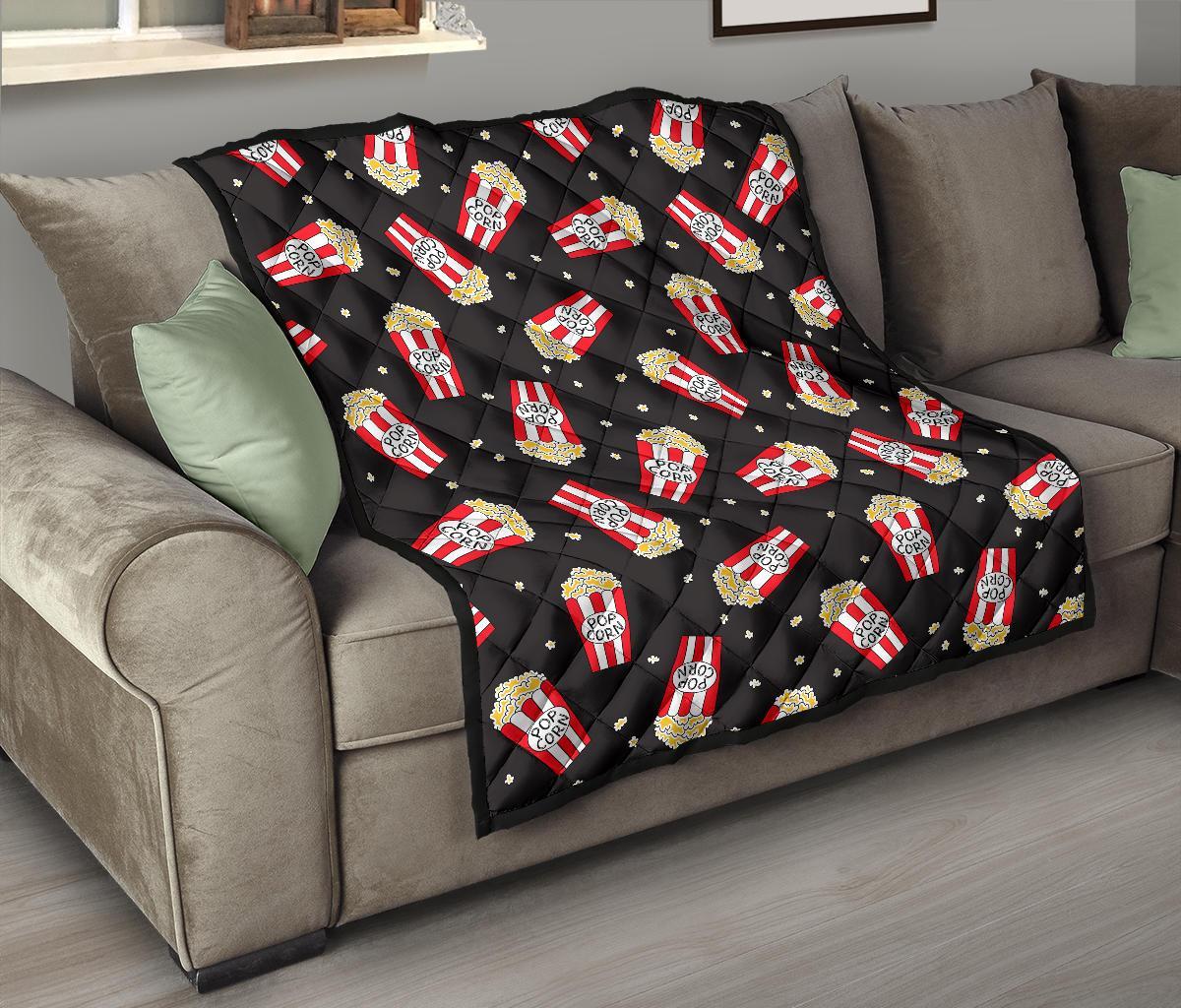 Popcorn Print Pattern Quilt-grizzshop