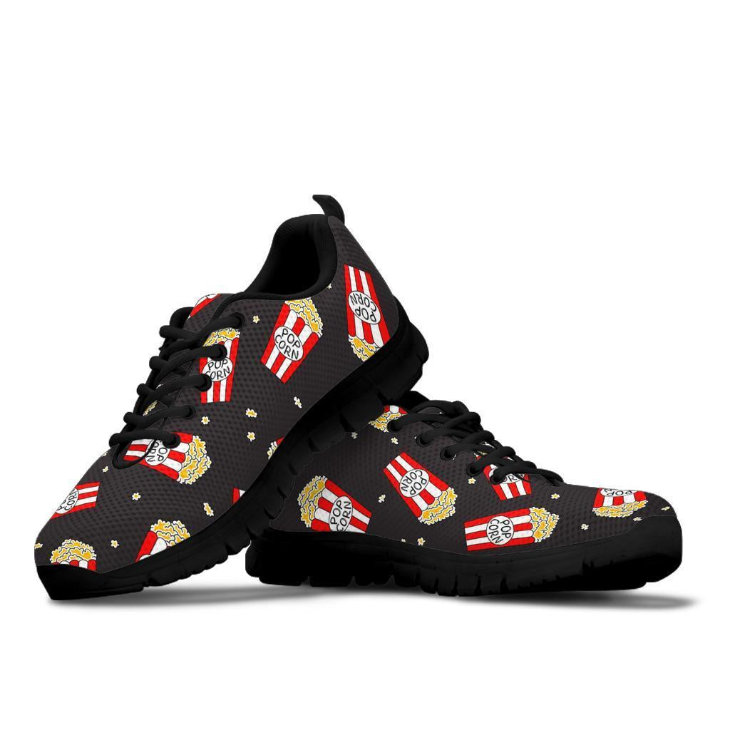 Popcorn Print Pattern Sneaker Shoes For Men Women-grizzshop