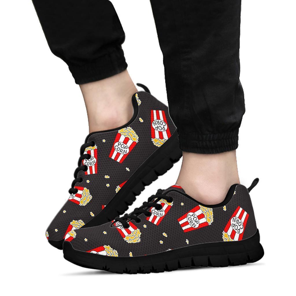 Popcorn Print Pattern Sneaker Shoes For Men Women-grizzshop