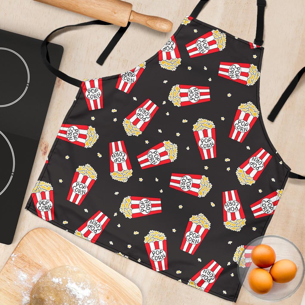 Popcorn Print Pattern Women's Apron-grizzshop