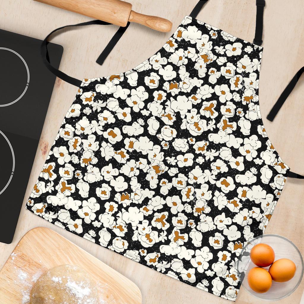 Popcorn Pattern Print Women's Apron-grizzshop