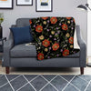 Poppy Floral Print Blanket-grizzshop