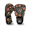 Poppy Floral Print Boxing Gloves-grizzshop