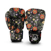 Poppy Floral Print Boxing Gloves-grizzshop