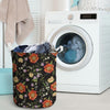 Poppy Floral Print Laundry Basket-grizzshop