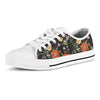 Poppy Floral Print Men's Low Top Shoes-grizzshop