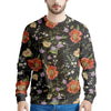 Poppy Floral Print Men's Sweatshirt-grizzshop