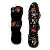 Poppy Floral Print Muay Thai Shin Guard-grizzshop