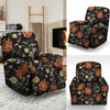 Poppy Floral Print Recliner Cover-grizzshop