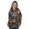 Poppy Floral Print Women's Hoodie-grizzshop