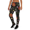 Poppy Floral Print Women's Joggers-grizzshop