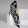 Poppy Floral Print Women's Joggers-grizzshop