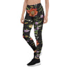 Poppy Floral Print Women's Leggings-grizzshop