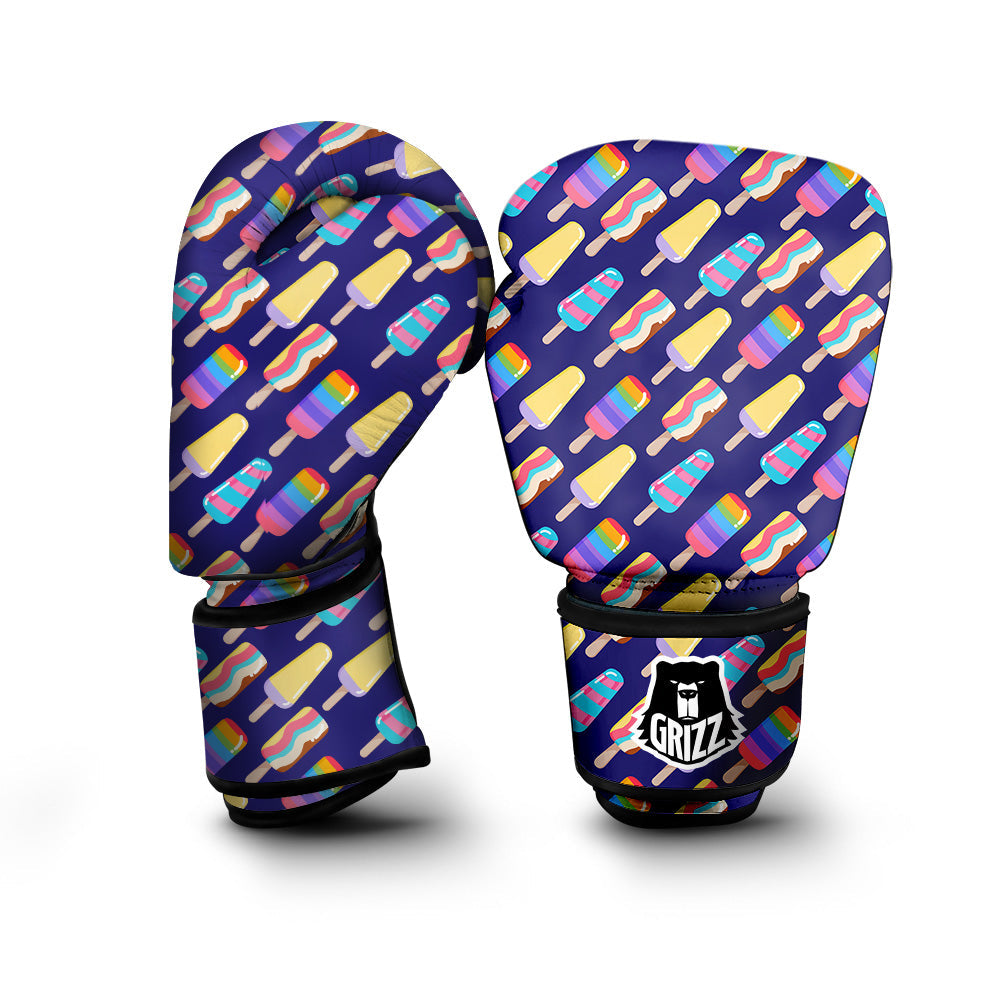 Popsicle Ice Cream Print Pattern Boxing Gloves-grizzshop