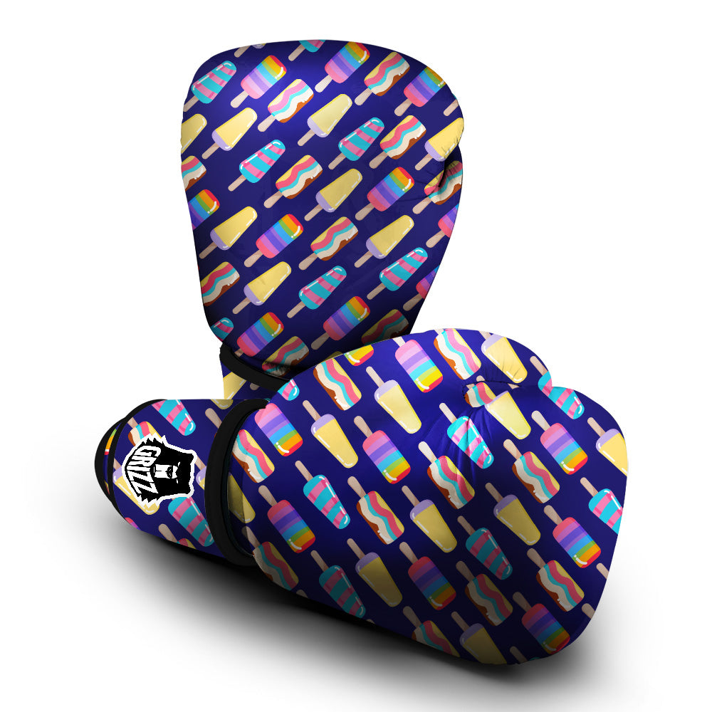 Popsicle Ice Cream Print Pattern Boxing Gloves-grizzshop