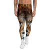 Portrait African Lion Print Men's Leggings-grizzshop