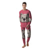 Portrait English Bulldog Print Men's Pajamas-grizzshop