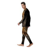 Portrait Head Fox Print Men's Pajamas-grizzshop