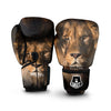 Portrait Leo Print Boxing Gloves-grizzshop