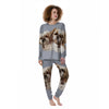 Portrait Shih Tzu Print Women's Pajamas-grizzshop