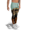 Portrait Spider Print Men's Leggings-grizzshop