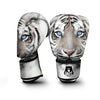 Portrait White Tiger Print Boxing Gloves-grizzshop