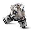 Portrait White Tiger Print Boxing Gloves-grizzshop