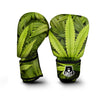 Pot Leaf Green Print Boxing Gloves-grizzshop