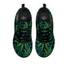 Pot Leaf Print Pattern Black Sneaker-grizzshop